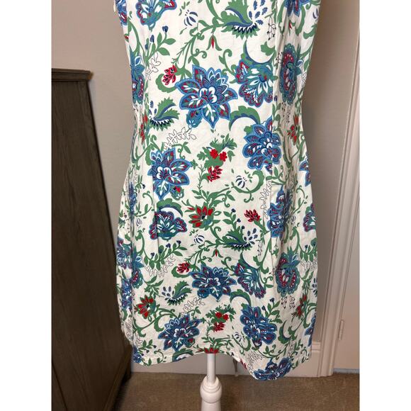 Joy & Co. | Paisley Floral Print Sheath Dress | Large - Picture 14 of 14